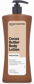 Amazon Essentials Cocoa Butter Body Lotion, Lightly Scented, 20.3 Fl Oz, Pack of 1 (Previously Amazon Basics) Amazon's Choice