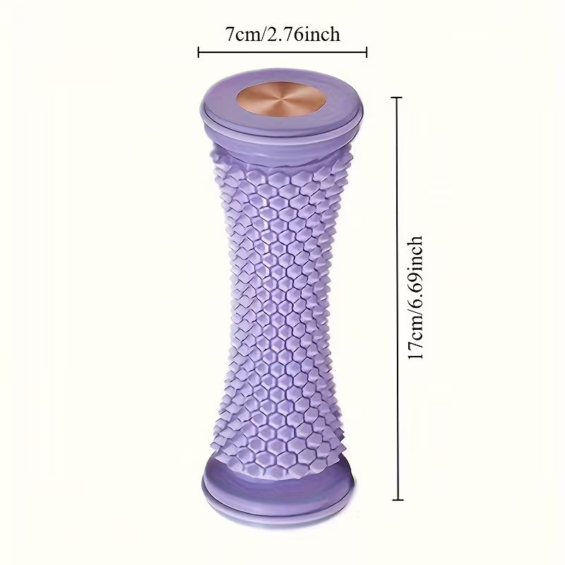 1pc Plantar Fascia Foot Massager - Rolling Trainer for Home Use, Non-Electric, Plastic Material for Improved Foot Comfort